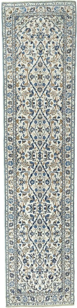 Kashan Tappeto persiano 320x80 Beige (Iran) Annodato A Mano