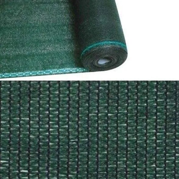 Rete Ombreggiante Verde Telo Frangisole 90% Con Asole H 4mt - Rotolo Da 100 m