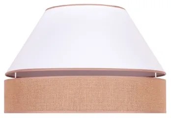 Duolla - Plafoniera AVIGNON 1xE27/15W/230V diametro 50 cm bianco/marrone