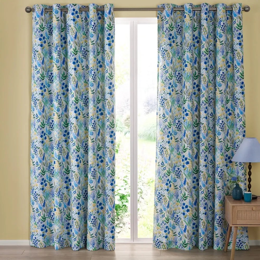 Tende in set verdi/blu 2 pz 168x229 cm Tilly Floral – Catherine Lansfield