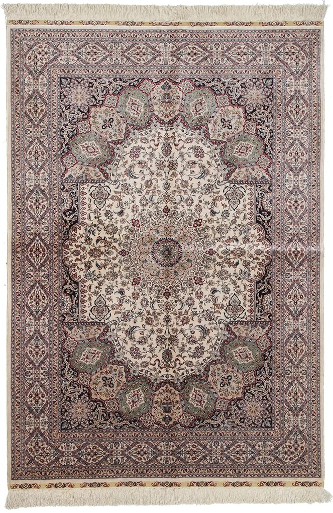 Ghom Tappeto orientale 120x190 (Cina) Annodato A Mano