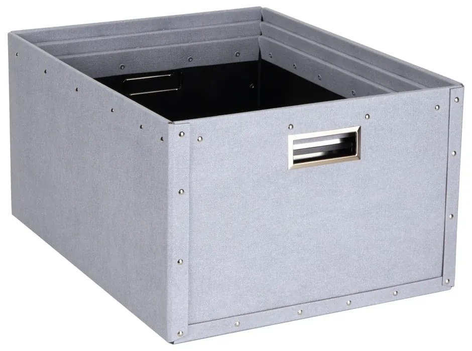 Set di 3 scatole di cartone grigio chiaro Ture - Bigso Box of Sweden