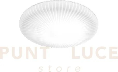 Atrium plafoniera in vetro bianco 3000k led 29w  2750 lm d.55cm
