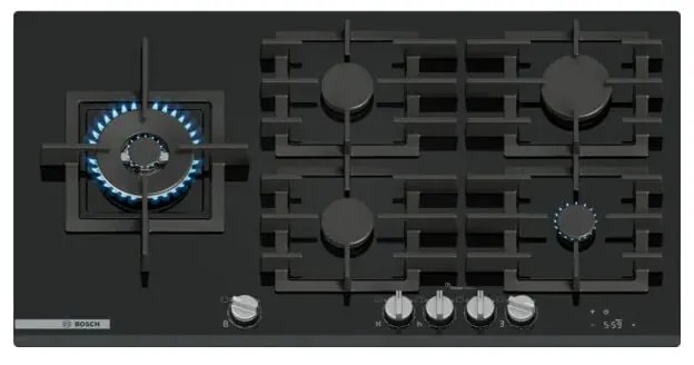 Piano cottura gas Bosch PRS9A6H40