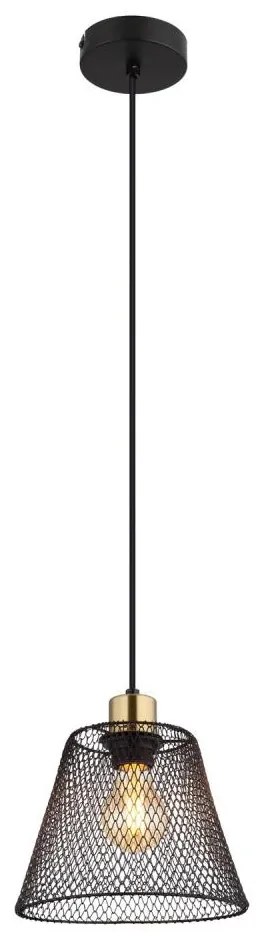 Globo 15646H - Lampadario a sospensione con filo BAKU 1xE27/40W/230V diametro 20 cm