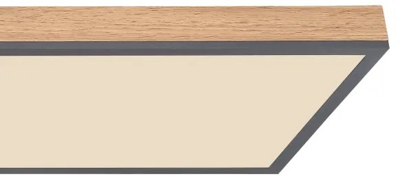 Globo 416080WD5-CCT - Plafoniera da soffitto a LED dimmerabile DORO/36W/230V 2700-6500K + telecomando marrone