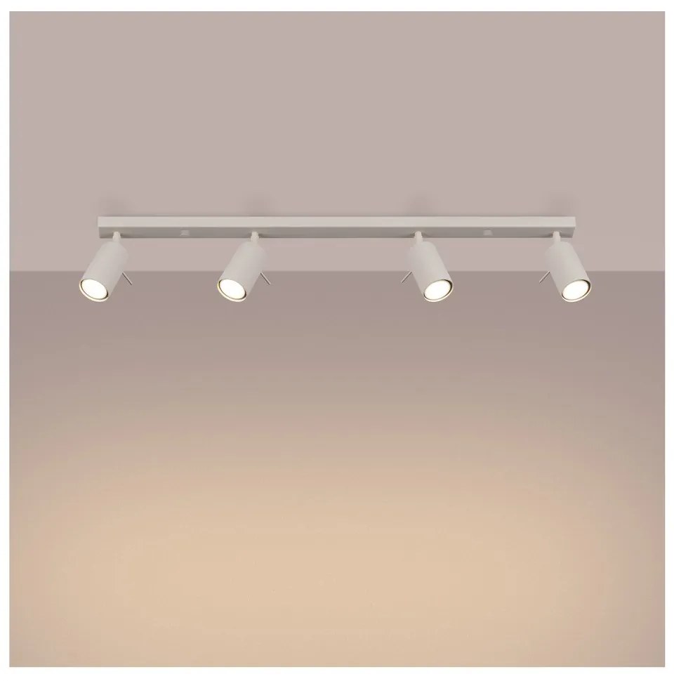 Faretto color crema 6x81 cm Etna – Sollux