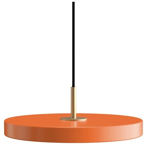 Lampadario LED arancione in metallo con paralume in metallo con intensità regolabile ø 31 cm Asteria Plus – UMAGE