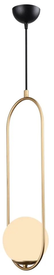 Lampada a sospensione color oro, altezza 146 cm Arch - Squid Lighting