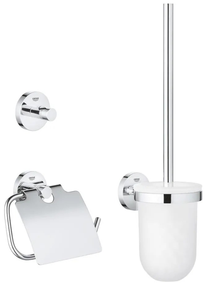 GROHE 40407001 - Set di accessori ESSENTIALS, cromo lucido