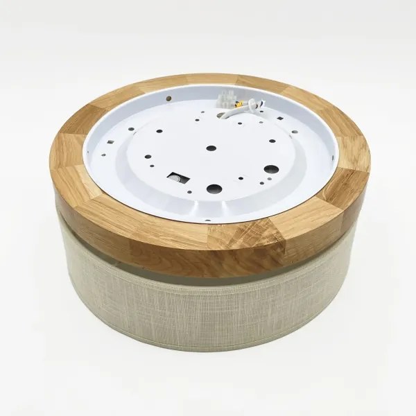 Brilagi - Plafoniera LED BELLADONNA LED/20W/230V Ø 30 cm crema/rovere