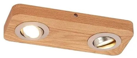 Mikari 2 LED Plafoniera Wood - Lindby