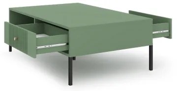 Tavolino da salotto LUE verde/nero