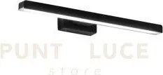 Applique da specchio led lancer nero in metallo 10w 4000k 1110lm  4...