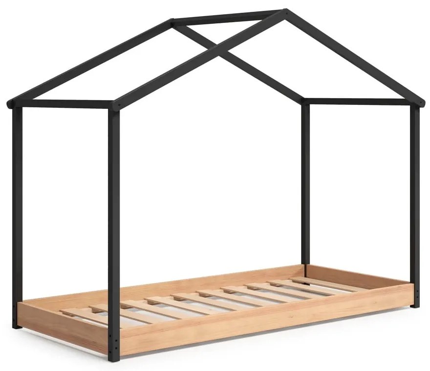 Letto per bambini grigio antracite 90 x 190 cm Arthur - Marckeric