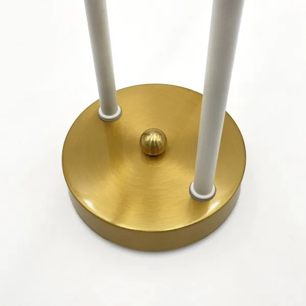 Brilagi - Plafoniera da soffitto MALIVA 4xE14/15W/230V oro/bianco