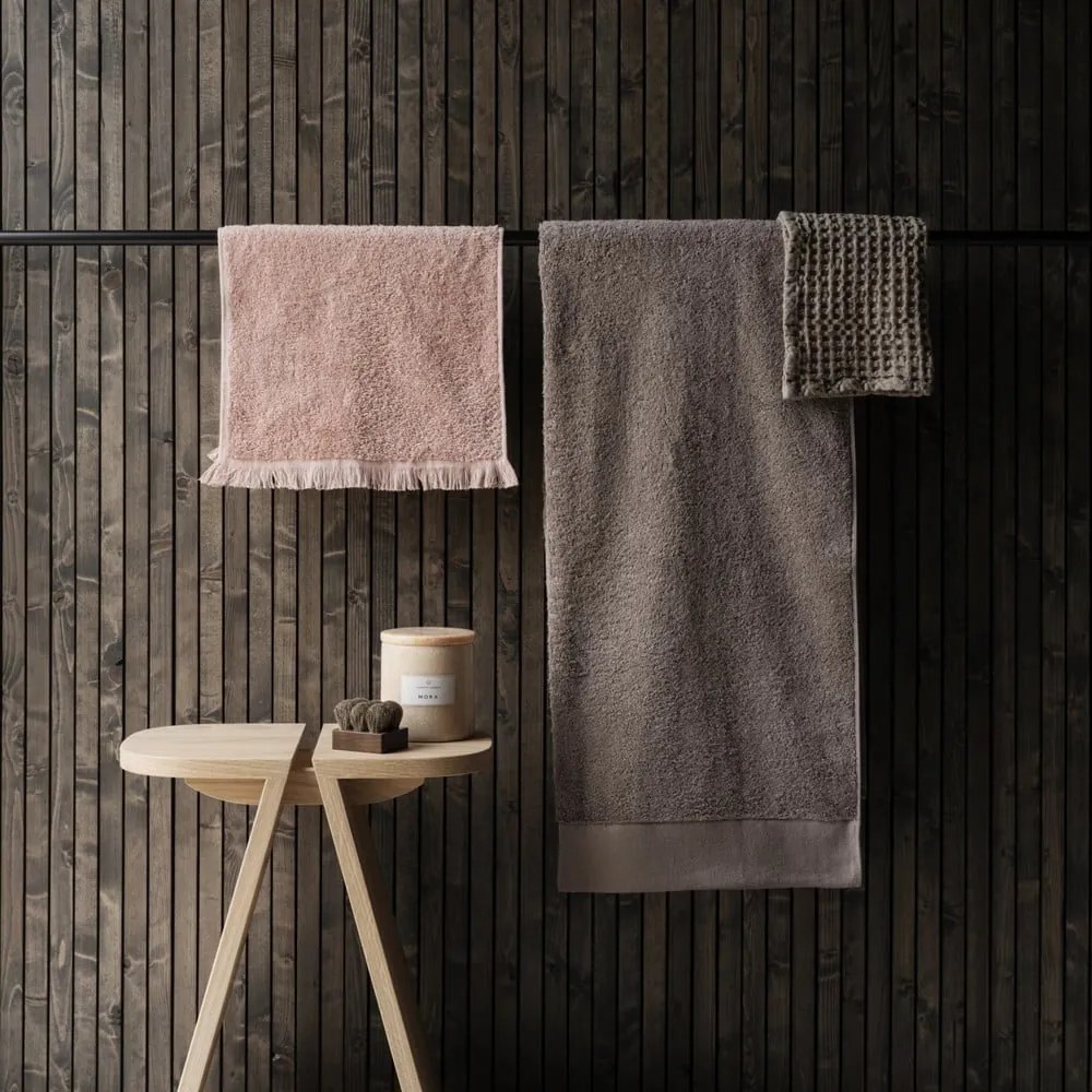 Asciugamani in cotone rosa in set da 2 30x50 cm Frino - Blomus