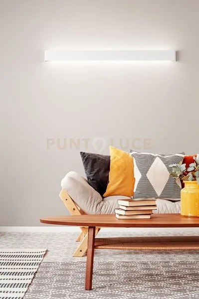 Applique in alluminio verniciato bianco way led 36w 3000k cri?80 22...