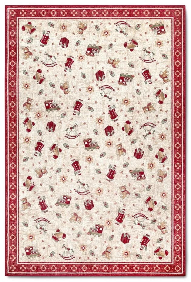 Tappeto rosso natalizio in cotone 160x230 cm Toy's Delight Red Christmas - Villeroy&amp;Boch