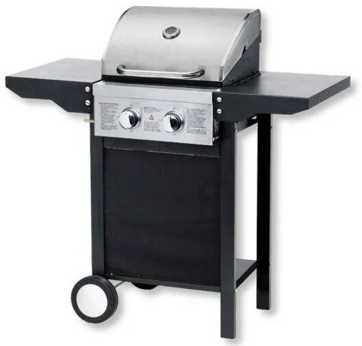Barbecue a Gas Vesuvio 2 Bruciatori - Griglie in Ghisa e Termometro