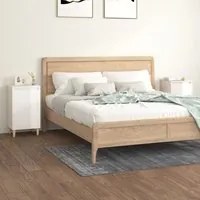 Comodini 2 pz Bianco Lucido 40x35x70 cm in Legno Multistratocod mxl 102292