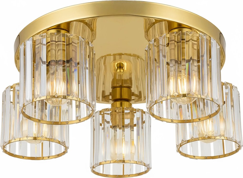 Lampada da soffitto EBT024-5C GOLD