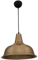 Lampada a sospensione con diffusore bronzo Tampa ASZ1343