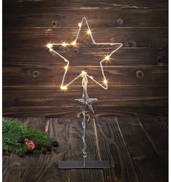 Markslöjd 703805 - Decorazione di Natale LED  VIKHEM 15xLED/0,45W/4,5V