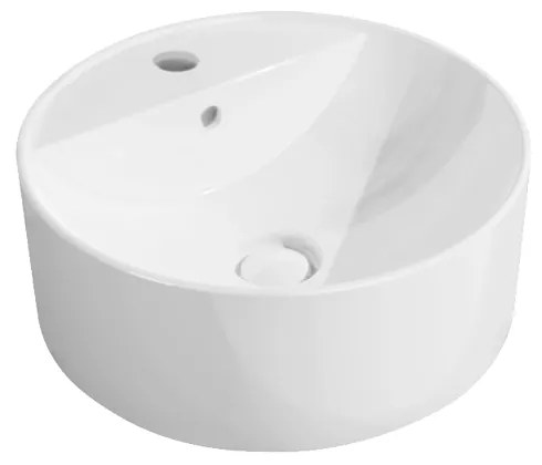 Flaminia Twin Set Slim TW42A Lavabo cm 42 da appoggio monoforo in ceramica bianco