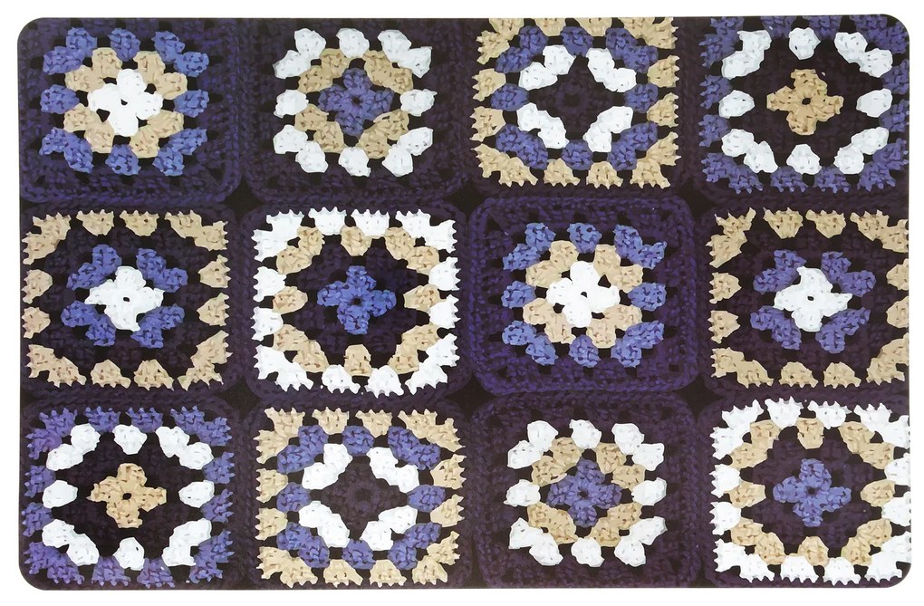 Tovaglietta 43,5x28,5 cm decoro crochet