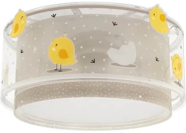 Dalber 76876 - Plafoniera per bambini BABY CHICK 2xE27/15W/230V