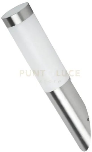 Applique tokyo nikel 1 luce attacco e27 ip44 7,6x37,6cm in acciaio ...