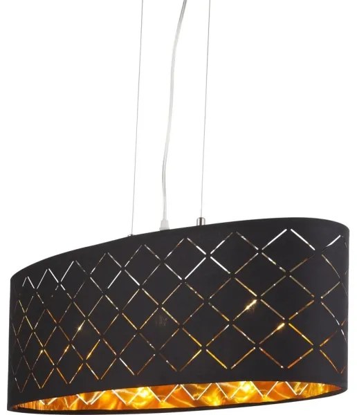 Globo 15229H2 - Lampadario a sospensione con filo CLARKE 3xE27/60W/230V