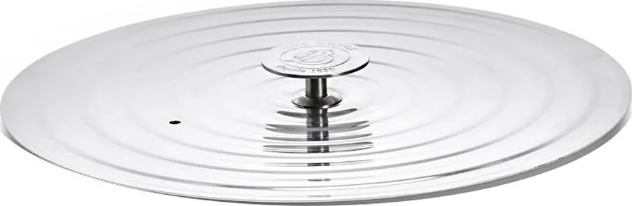 De Buyer 3460.03 - Coperchio universale per padelle basse 26-28 cm in acciaio inox