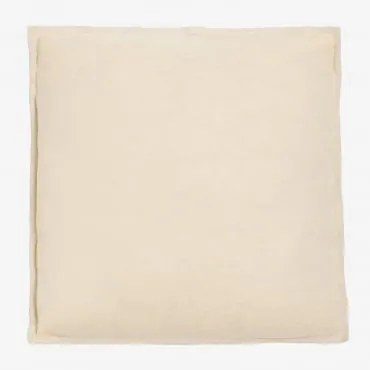 Cuscino quadrato (45x45 cm) Zak Tessuto Beige Crema - Sklum