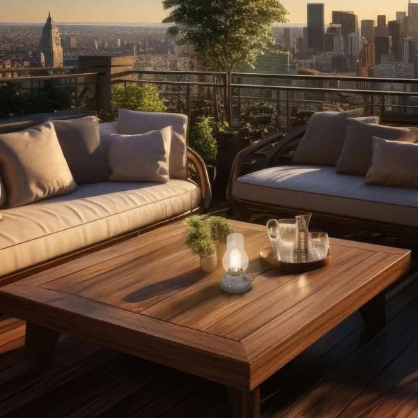 Brilo - Lampada da tavolo ricaricabile e dimmerabile per esterni KANEA LED/1,5W/5V IP44 1200mAh antracite