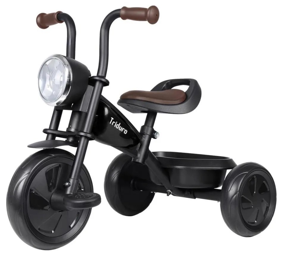 QPlay - Triciclo per bambini TRIDURO nero