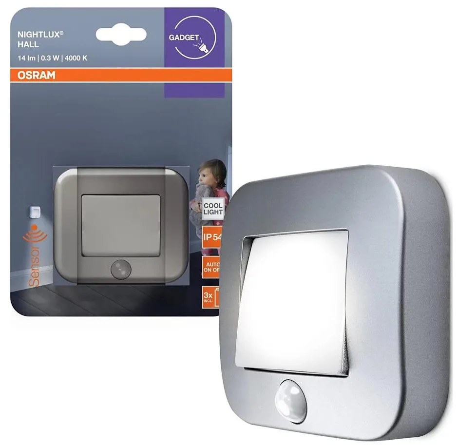 Osram - Luce LED orientativa con sensore NIGHTLUX LED/0,3W/3xAAA IP54