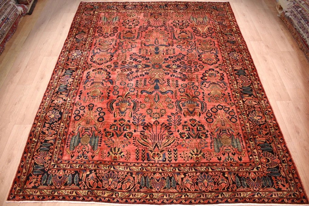 Sarouk Tappeto 280 x 370 (Iran) Annodato A Mano