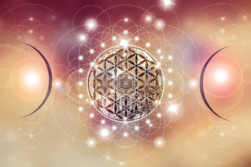 Carta da parati autoadesiva – Mandala incantevole