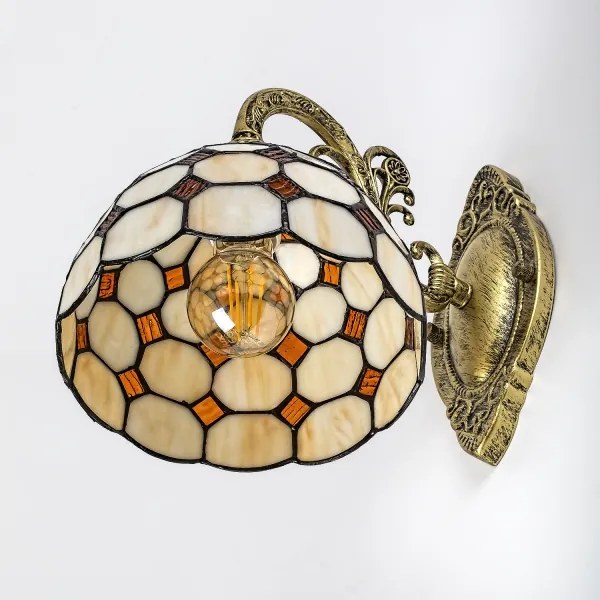 Brilagi - Lampada da parete in stile Tiffany DORAN 1xE27/40W/230V