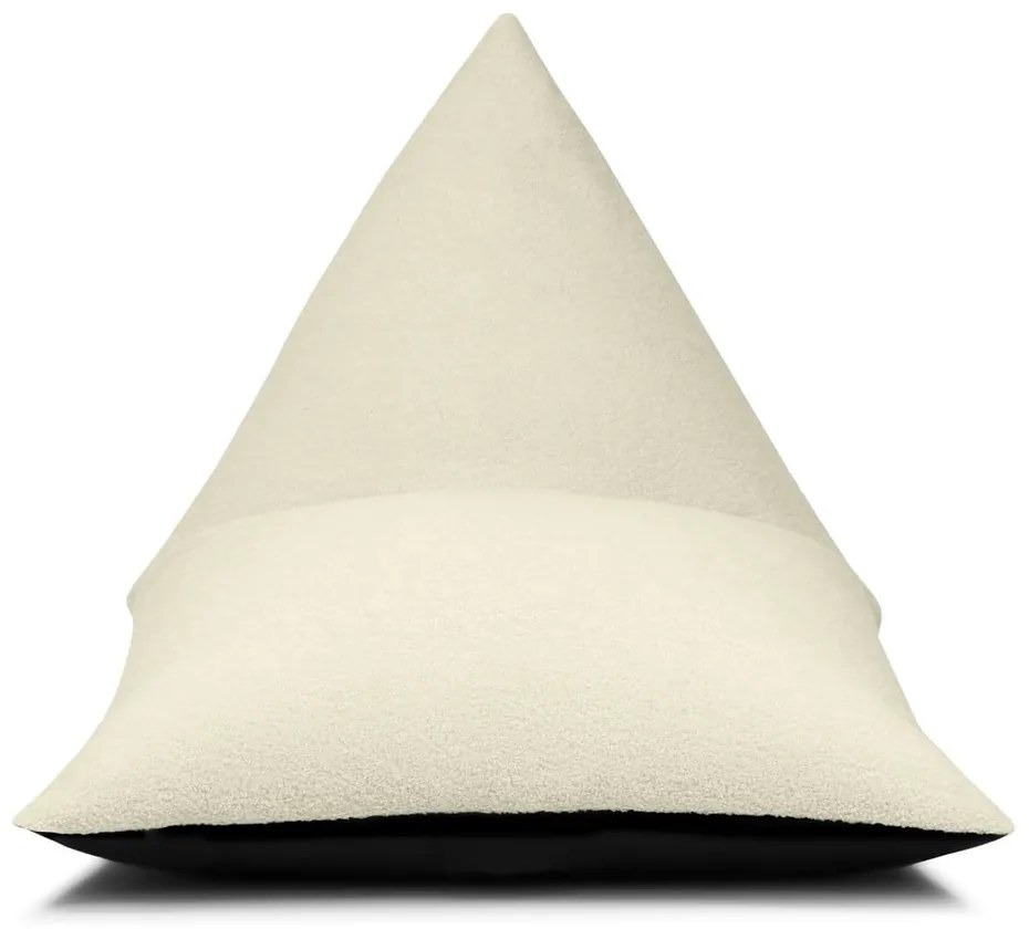 Pouf a sacco per bambini grigio chiaro con rivestimento in bouclé Razzy – SLOWDOWN