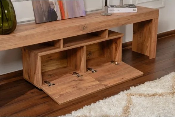 Mobile Porta TV Da Terra 180 Cm A 2 Ante Effetto Legno Dab