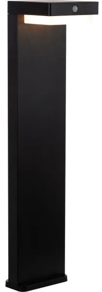 Lampada solare LED con sensore MALI LED/4,5W/3,7V 2000 mAh IP44 nero