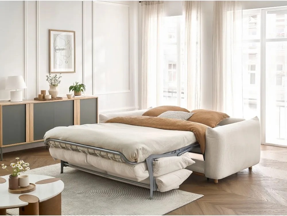 Divano color crema allungabile 234 cm Ernest – Bobochic Paris