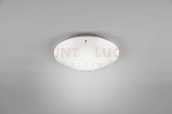 Camaro plafoniera da esterno metacrilato bianca d. 26cm ip54 1 luce...