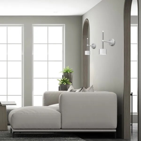 Applique ARENA 1xGX53/11W/230V bianco/cromo