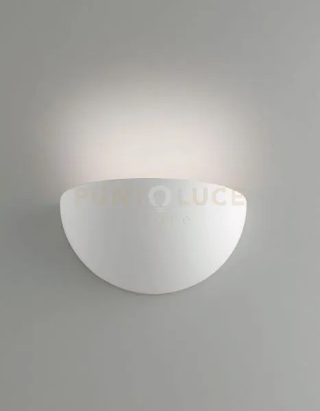 Applique a parete moritz bianca 1 luce attacco e27 25x12,5x12,5cm  ...