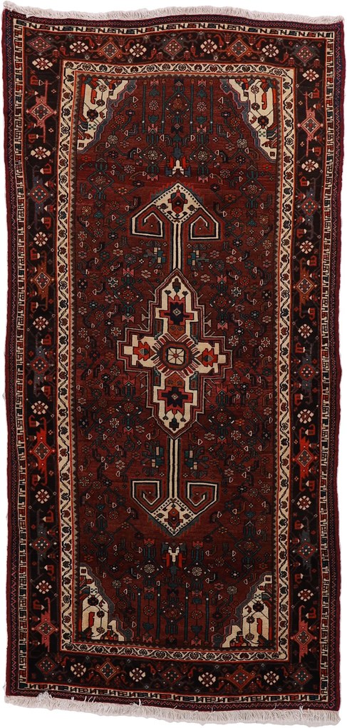 Kurdi Tappeto 120x250 (Iran) Annodato A Mano