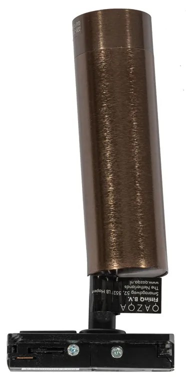 Faretto moderno bronzo scuro per sistema a binario monofase 35 mm - Iconic Jeana Luxe